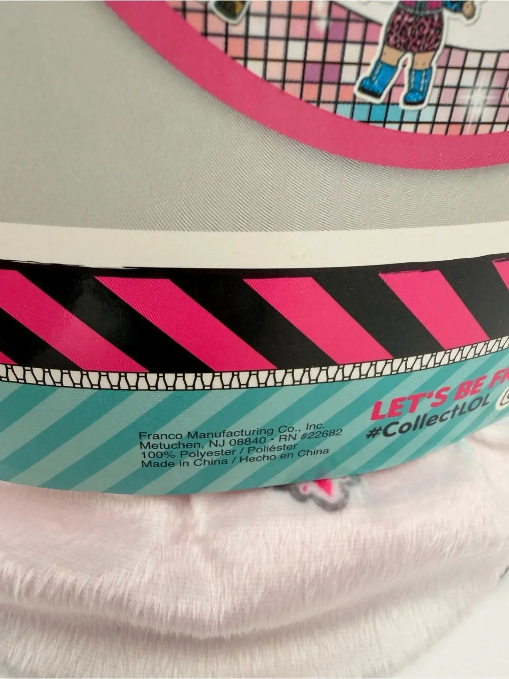 L.O.L. Surprise! Pink and Blue Hooded Cozy Wrap 40” x 55”